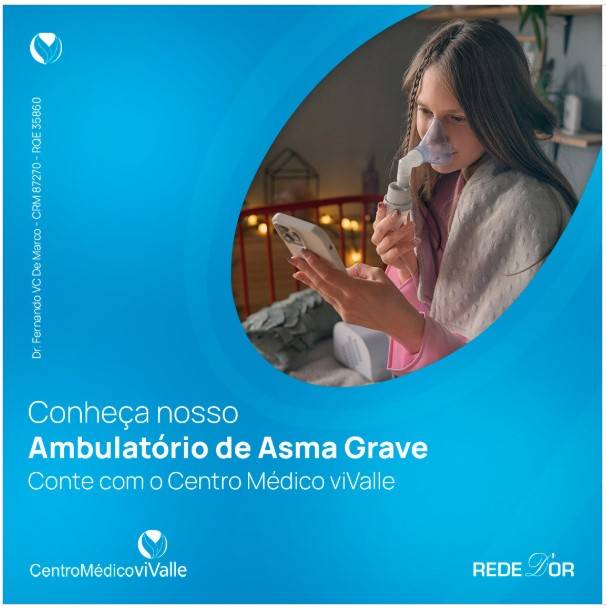 Conheça o Ambulatório de Asma Grave do viValle